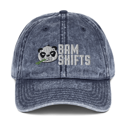 BAM SHIFTS Vintage Cotton Twill Cap - BAM SHIFTS