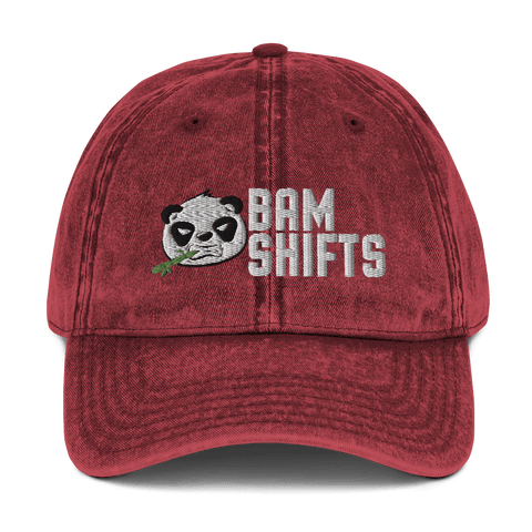 BAM SHIFTS Vintage Cotton Twill Cap - BAM SHIFTS