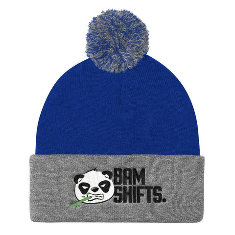 Panda Pom Knit Cap - BAM SHIFTS